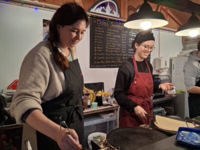 Unser Team auf dem Weihnachtsmarkt Freiburg