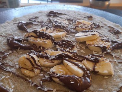 Crêpes Maité mit Nutella und Banane