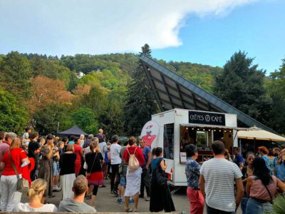 Foodtruck Crêpes und Apéro im Stadtgarten bei "Freiburg stimmt ein" Foodtruck Crêpes und Apéro im Stadtgarten bei "Freiburg stimmt ein"